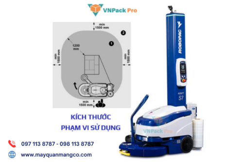 máy quấn màng tự động robopac s7