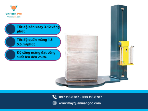 máy quấn màng KMPL1500A