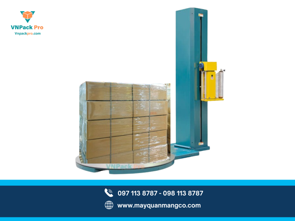 máy quấn màng pallet KMPL1500A