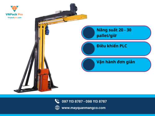 ưu điểm của máy quấn màng R1800F