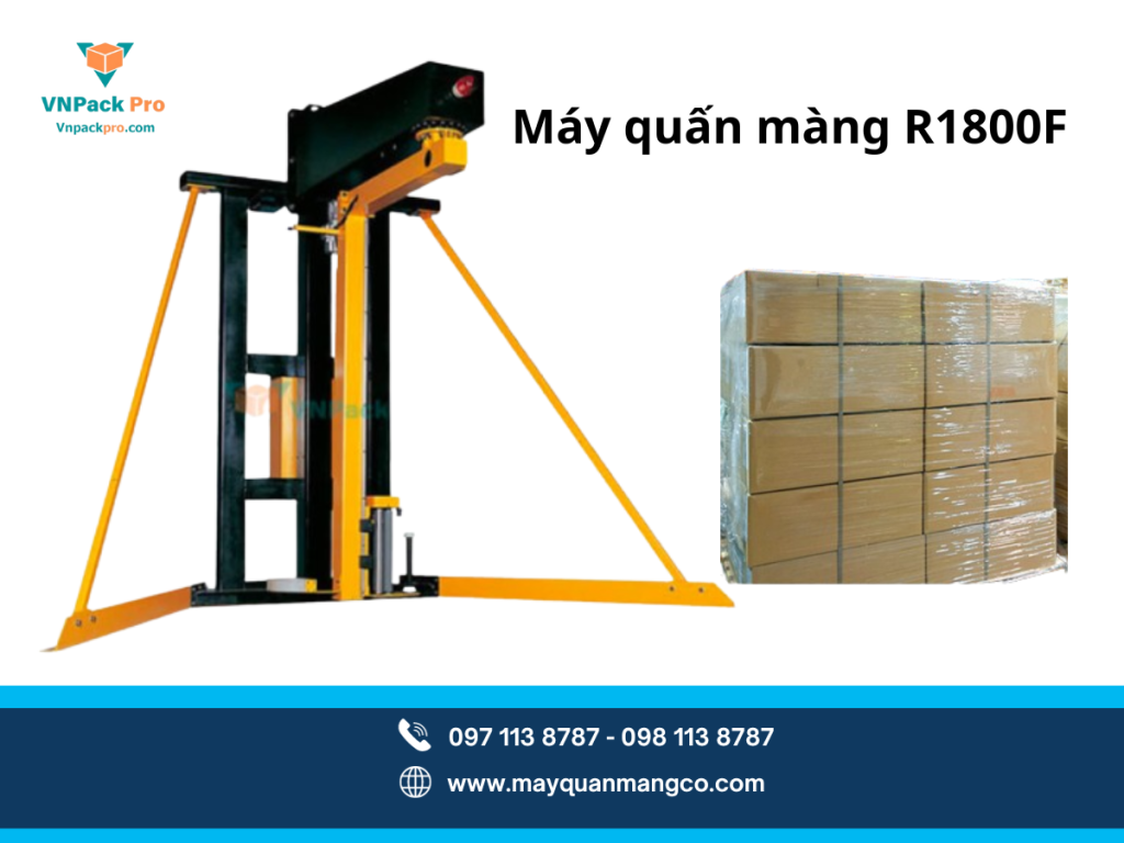 máy quấn màng dạng cánh tay R1800F