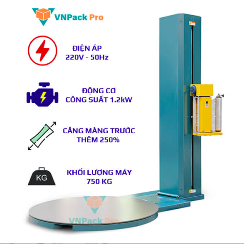 máy quấn màng co KMPL1500A