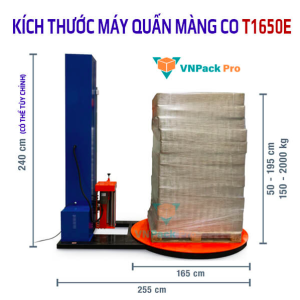 máy quấn màng co T1650E