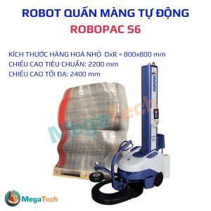 Tiêu chuẩn quấn pallet của robot ROBOPAC S6