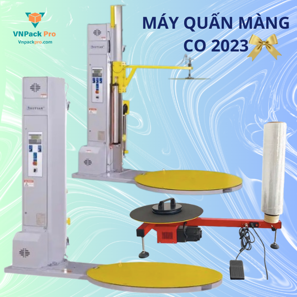 Máy quấn màng co pallet