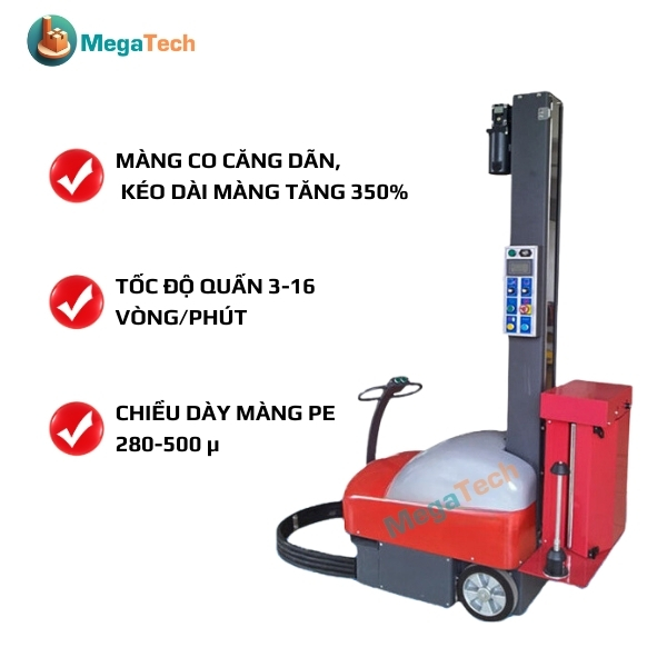 Ưu điểm robot quấn màng XT4510