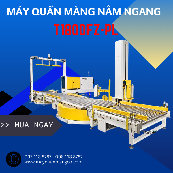 Máy quấn màng nằm ngang T1800FZ-PL