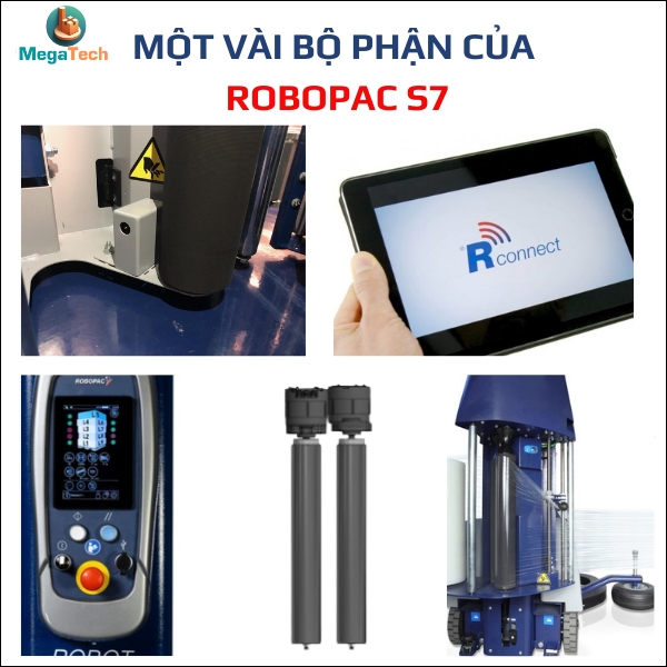 Bộ phận cấu tạo robot quấn màng ROBOPAC S7