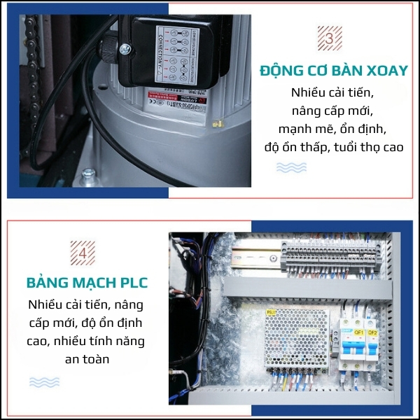 Bộ phận cơ bản của máy quấn màng co(2)