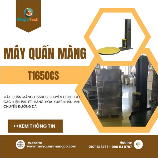 Máy quấn màng co T1650CS