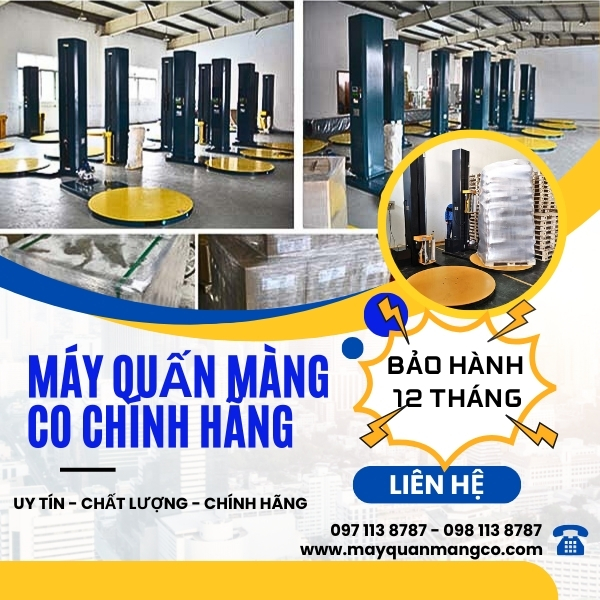 Máy quấn màng co bàn xoay