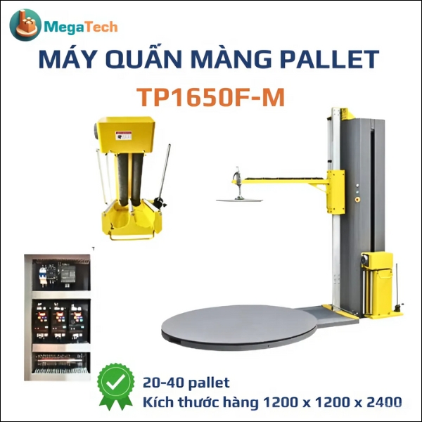 Máy quấn màng pallet TP1650F-M