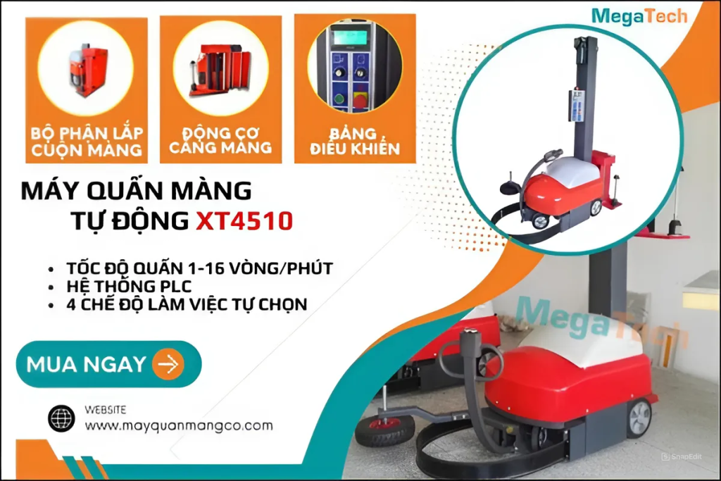 Máy quấn màng co tự động