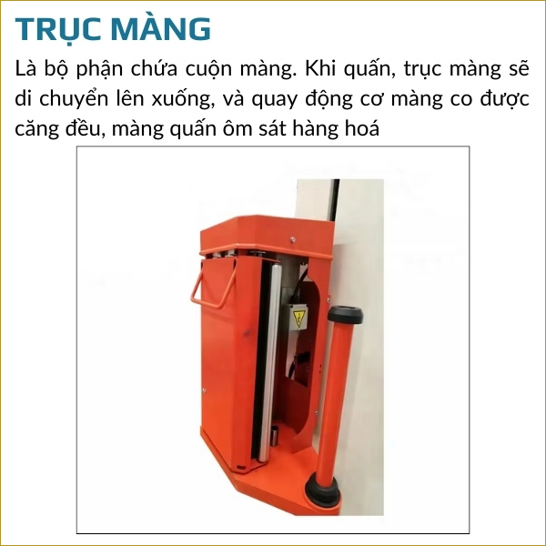 Trục màng của máy quấn màng MT30